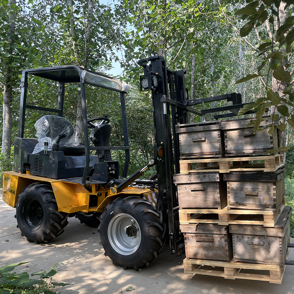 2025 New Model Kubota EPA Engine 4WD Articulated Bee-Lift 1 ton